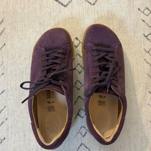 Birkenstock Suede Purple Sneakers